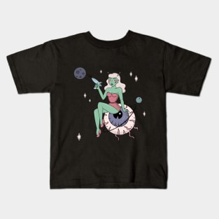 SPACE BABE Kids T-Shirt